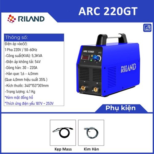 Máy Hàn RILAND ARC 220GT